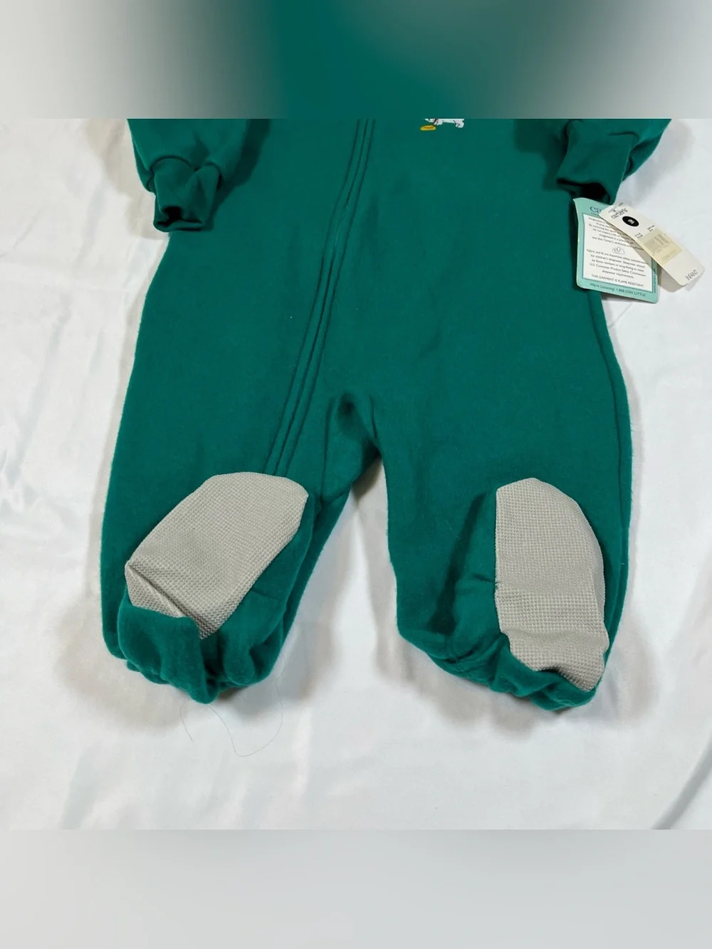 Vintage Carter’s Kids Sleeper Fuzzy Fleece Pajamas‎ Size 18m New
